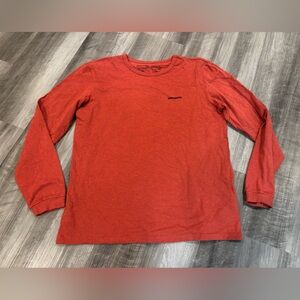 Woman’s Patagonia Long Sleeve Crewneck Responsibill-Tee in Burnt Orange - Size M